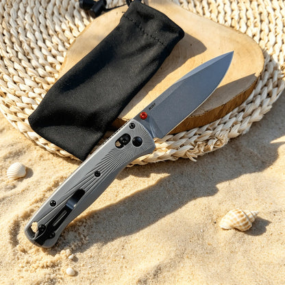 535BK Tactical EDC Folding Portable Knife, Lightweight Pocket Knife with Sharp Blade for Camping, Hiking & Daily Use – Best Gift for Him