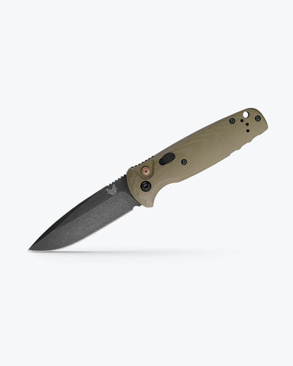 4300 BK CLA| Black G10 OD | Green G10